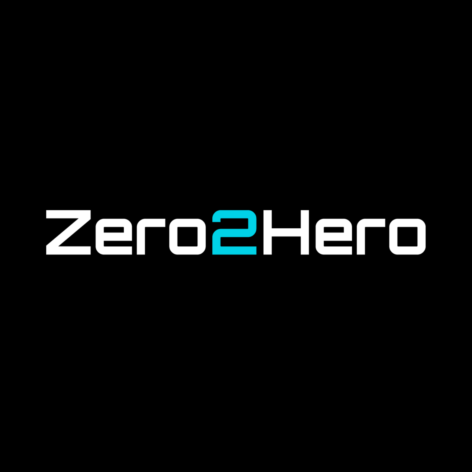 Black logo Zero2Hero